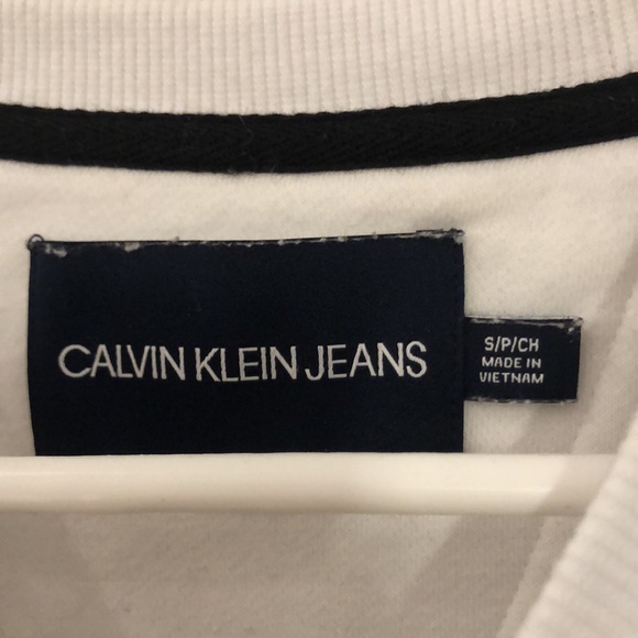 Calvin Klein white crewneck - Picture 3 of 4
